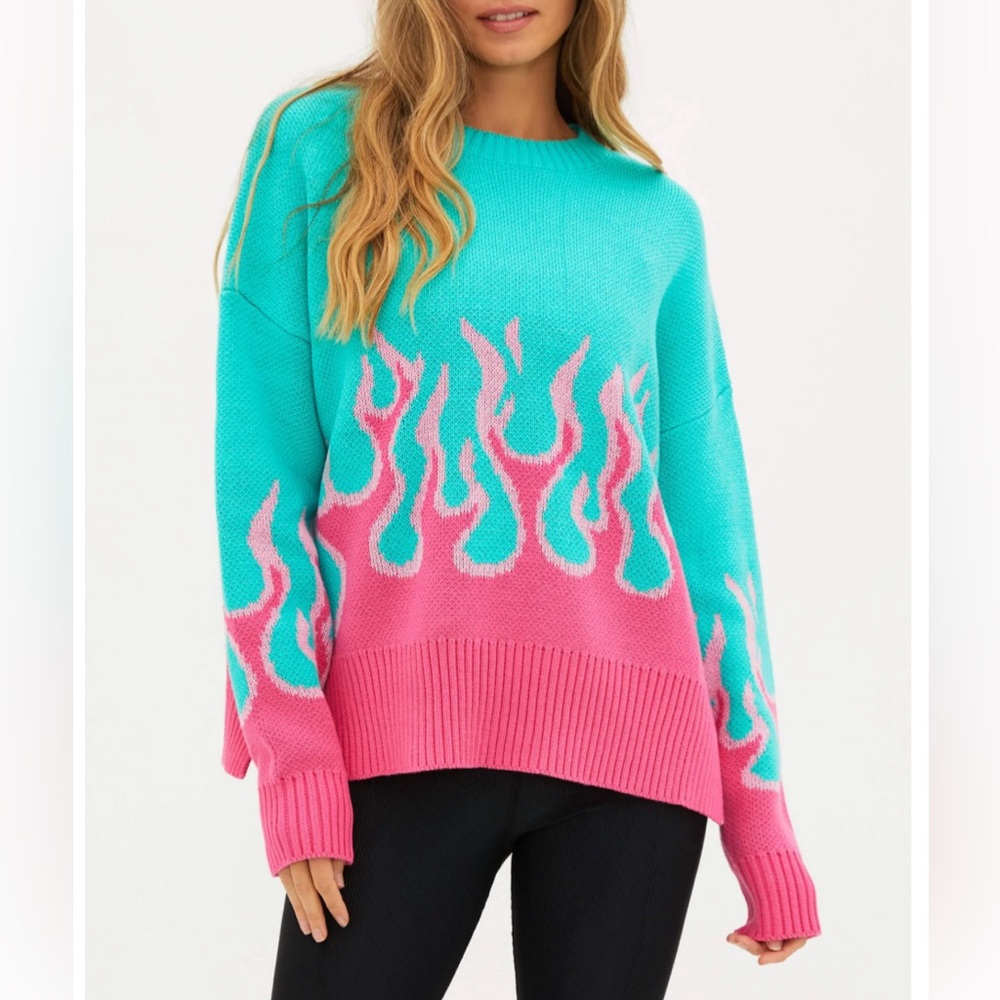 Beach Riot Flame style sweater size S